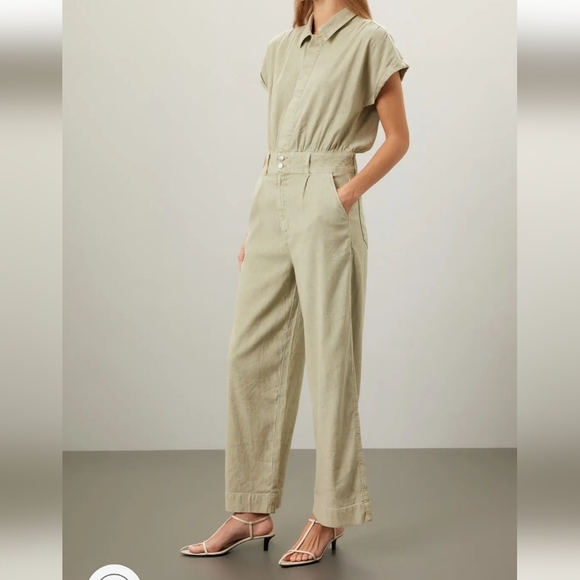 Joe's Jeans Light Olive Women's Jumpsuit Size Large - Picture 3 of 9